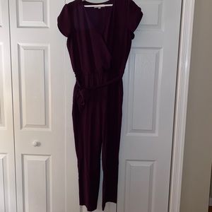 LOFT Purple Jumpsuit